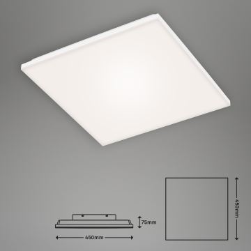 Briloner 7378-116 - Dimbare LED plafondlamp FRAMELESS LED/24W/230V 3000-6500K + afstandsbediening