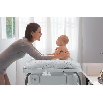 Chicco - Commode met bad CUDDLE&BUBBLE grijs