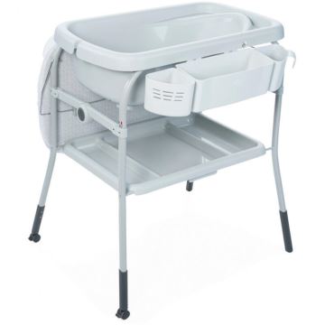 Chicco - Commode met bad CUDDLE&BUBBLE grijs