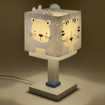 Dalber 63111T - Lamp voor Kinderen JUNGLE 1xE14/8W/230V blauw