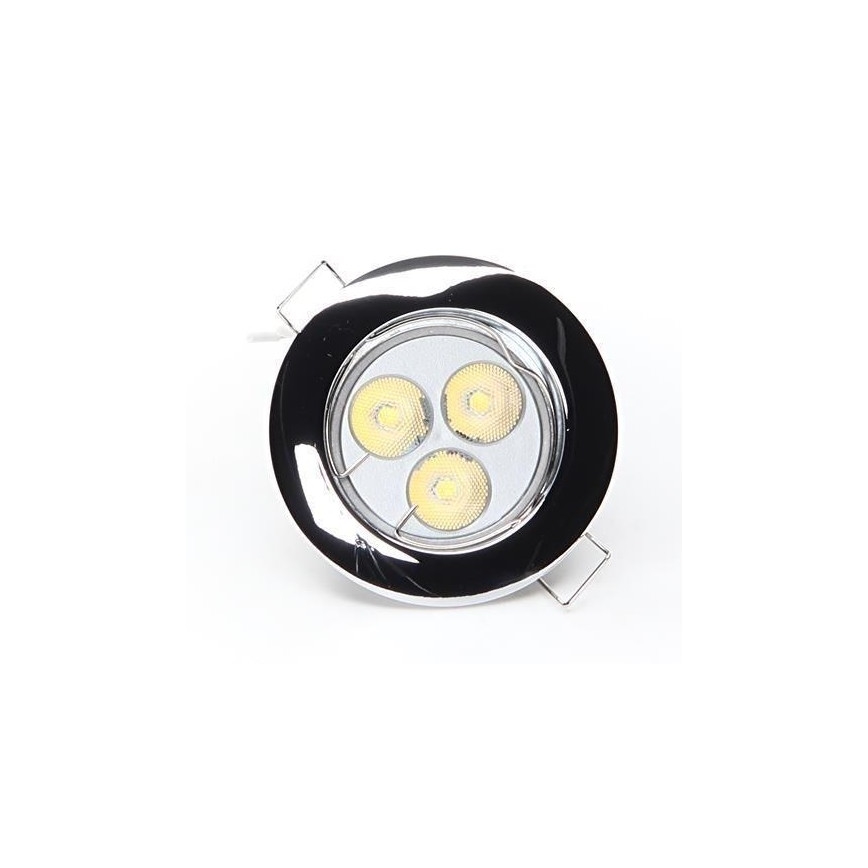 Deko-Light 120018 - Inbouwverlichting RUND 1xGU5,3-MR16/35W/12V glanzend chroom