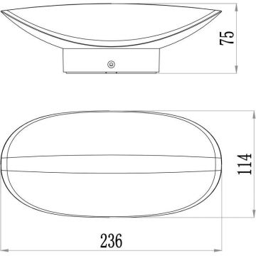 Deko-Light 731078 - LED Wandlamp voor buiten AVIOR LED/12,7W/230V IP54 antraciet