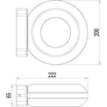 Deko-Light 731081 - LED Wandlamp voor buiten MUSCAE LED/13W/230V IP54 antraciet