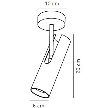 DFTP by Nordlux - Spot MIB 1xGU10/8W/230V zwart