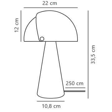 DFTP by Nordlux - Tafellamp ALIGN 1xE27/25W/230V beige