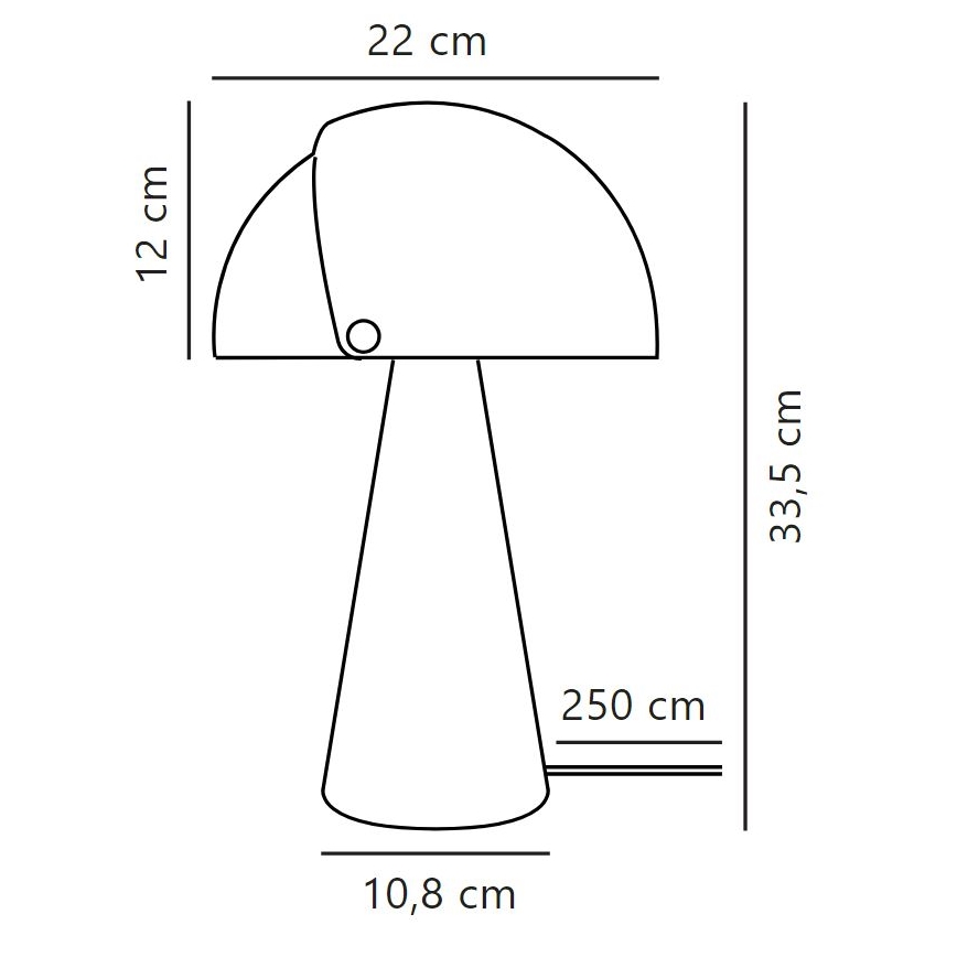 DFTP by Nordlux - Tafellamp ALIGN 1xE27/25W/230V wit