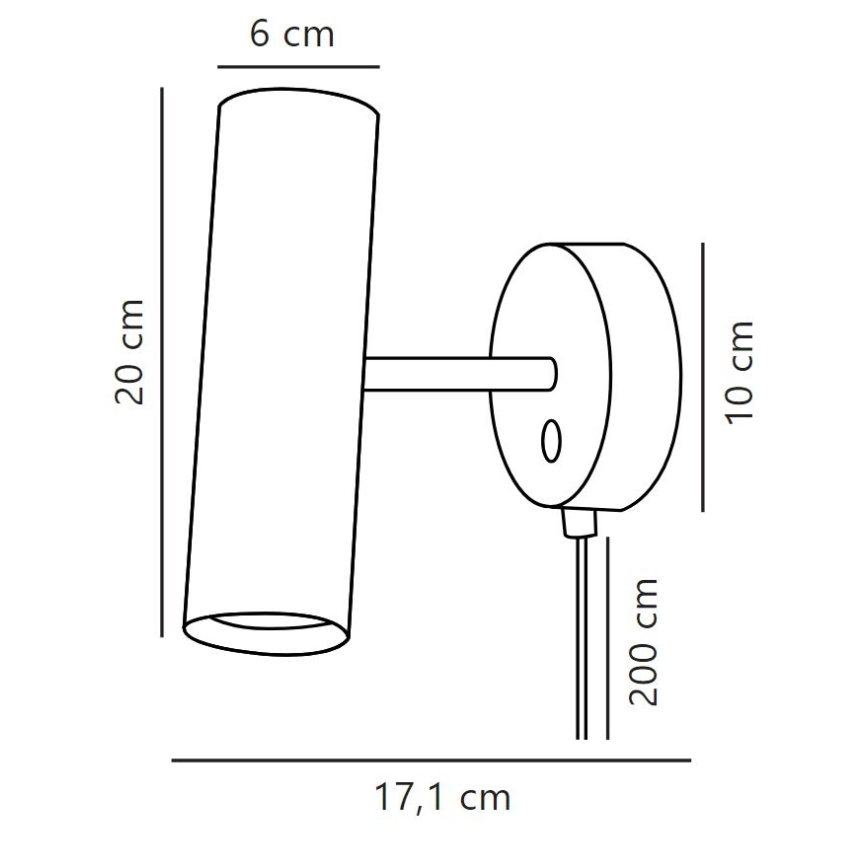 DFTP by Nordlux - Wandspot MIB 1xGU10/8W/230V wit