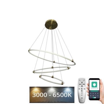 Dimbare LED hanglamp aan een koord LED/45W/230V 3000-6500K + afstandsbediening