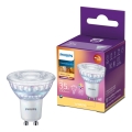 Dimbare LED Lamp Philips Warm Glow GU10/2,6W/230V 2200-2700K CRI 90