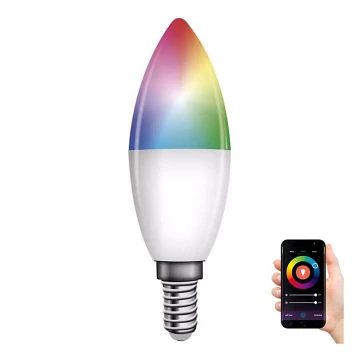 Dimbare LED RGB lamp GoSmart E14/4,8W/230V 2700-6500K Tuya