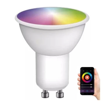 Dimbare LED RGB lamp GoSmart MR16 GU10/4,8W/230V 2700-6500K Tuya