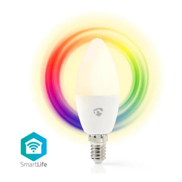Dimbare LED RGB Lamp Smartlife E14/4,5W/230V Wi-Fi