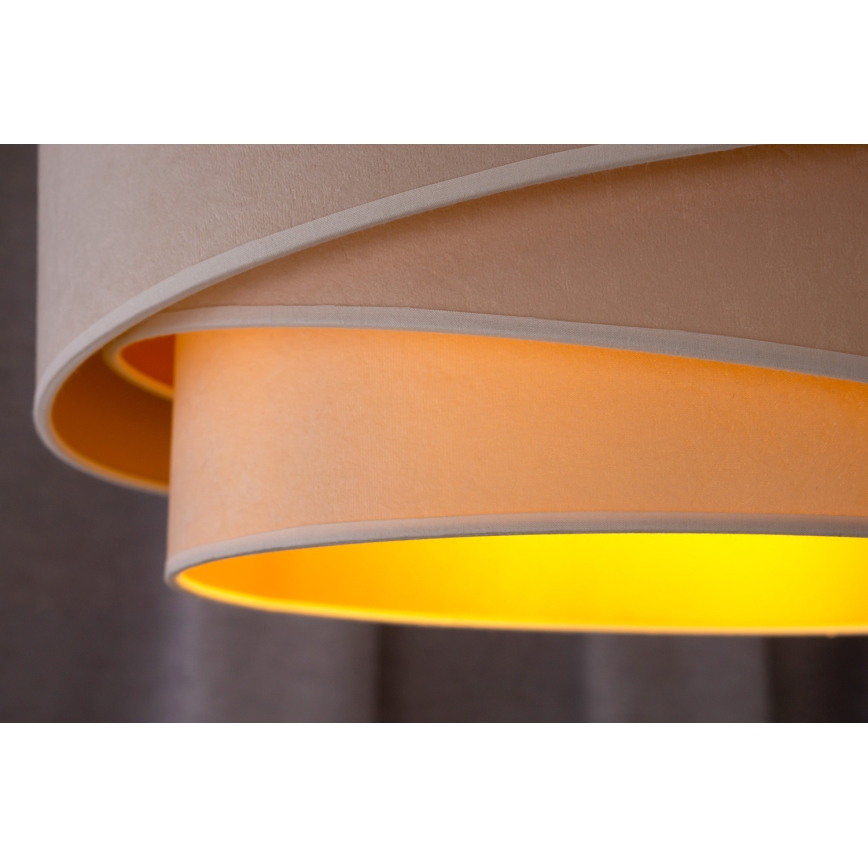 Duolla - Bevestigde hanglamp KOBO 1xE27/15W/230V diameter 45 cm crème