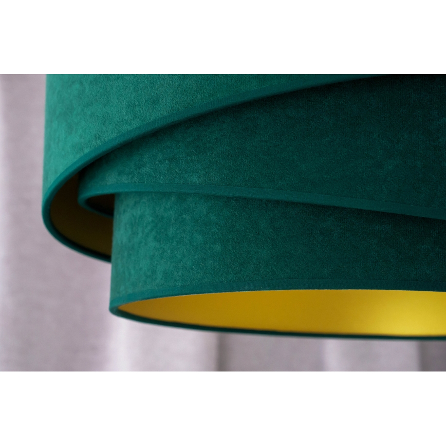 Duolla - Bevestigde hanglamp KOBO 1xE27/15W/230V diameter 45 cm groen