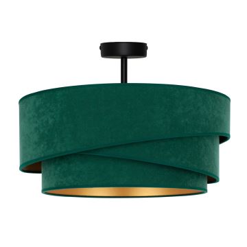 Duolla - Bevestigde hanglamp KOBO 1xE27/15W/230V diameter 45 cm groen