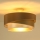 Duolla - Bevestigde hanglamp KOBO 1xE27/15W/230V diameter 45 cm koper/goud/wit