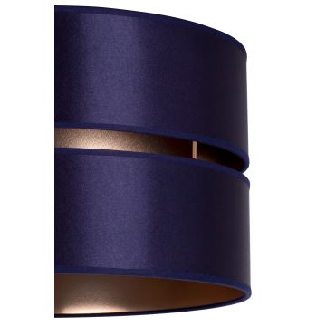 Duolla - Hanglamp aan een koord DUO 1xE27/15W/230V blauw/goud