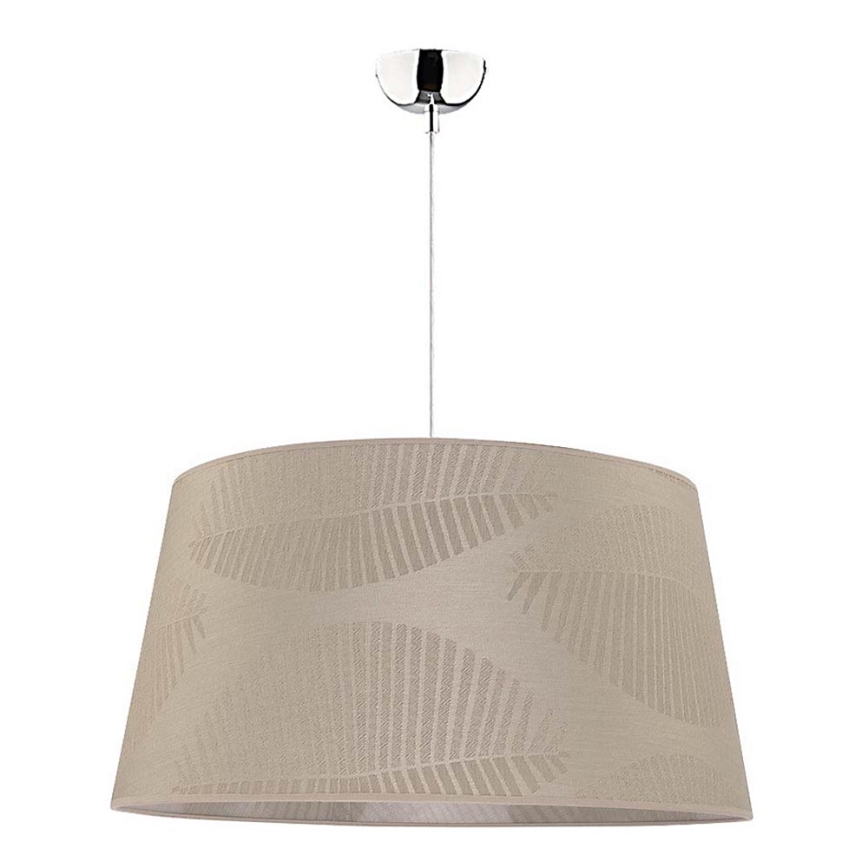 Duolla - Hanglamp aan koord TENOR 1xE27/40W/230V 60 cm bruin/bladen