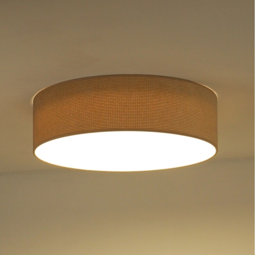 Duolla - LED Plafondlamp CORTINA LED/26W/230V diameter 30 cm 4000K beige