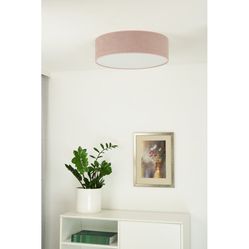 Duolla - LED Plafondlamp CORTINA LED/26W/230V diameter 30 cm 4000K roze