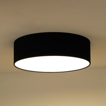 Duolla - LED Plafondlamp CORTINA LED/26W/230V diameter 30 cm 4000K zwart