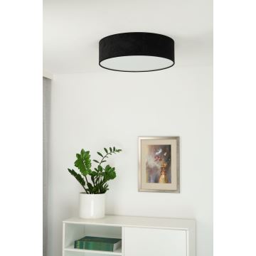 Duolla - LED Plafondlamp CORTINA LED/26W/230V diameter 30 cm 4000K zwart