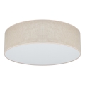 Duolla - LED Plafondlamp CORTINA LED/26W/230V diameter 45 cm 4000K beige