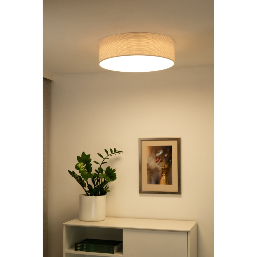 Duolla - LED Plafondlamp CORTINA LED/26W/230V diameter 45 cm 4000K crème