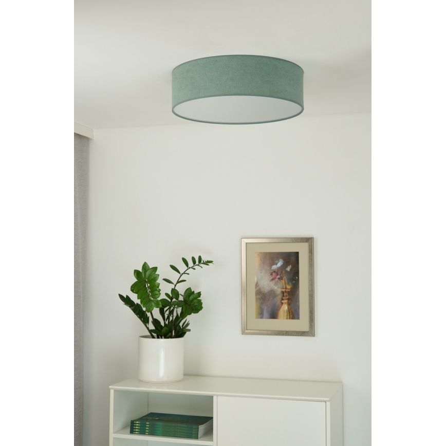 Duolla - LED Plafondlamp CORTINA LED/26W/230V diameter 45 cm 4000K turquoise