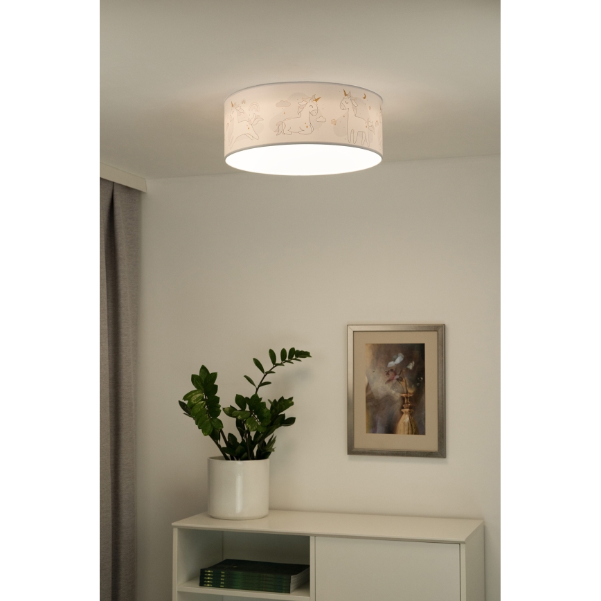 Duolla - LED Plafondlamp kinderkamer CORTINA LED/26W/230V diameter 40 cm 4000K