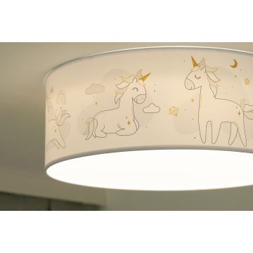 Duolla - LED Plafondlamp kinderkamer CORTINA LED/26W/230V diameter 40 cm 4000K