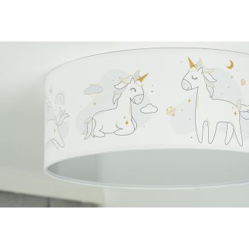 Duolla - LED Plafondlamp kinderkamer CORTINA LED/26W/230V diameter 40 cm 4000K