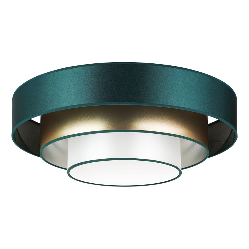 Duolla - LED Plafondlamp LUNETA LED/26W/230V diameter 60 cm 4000K groen/goud/wit