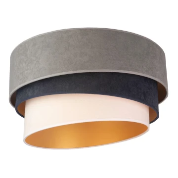 Duolla - Plafond Lamp DEVON 1xE27/40W/230V grijs/blauw/beige