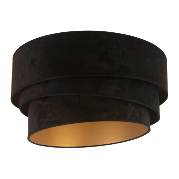 Duolla - Plafond Lamp DEVON 1xE27/40W/230V zwart/goud