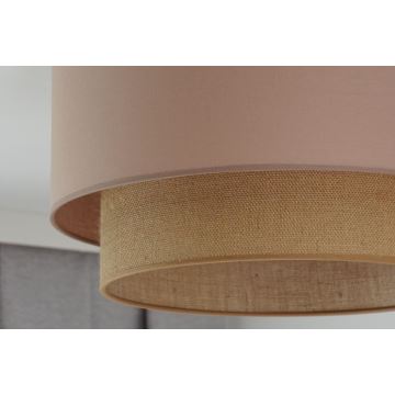 Duolla - Plafondlamp BOHO 1xE27/15W/230V diameter 45 cm beige/bruin