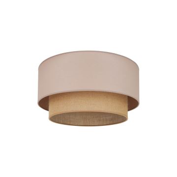 Duolla - Plafondlamp BOHO 1xE27/15W/230V diameter 45 cm beige/bruin