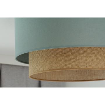 Duolla - Plafondlamp BOHO 1xE27/15W/230V diameter 45 cm groen/bruin