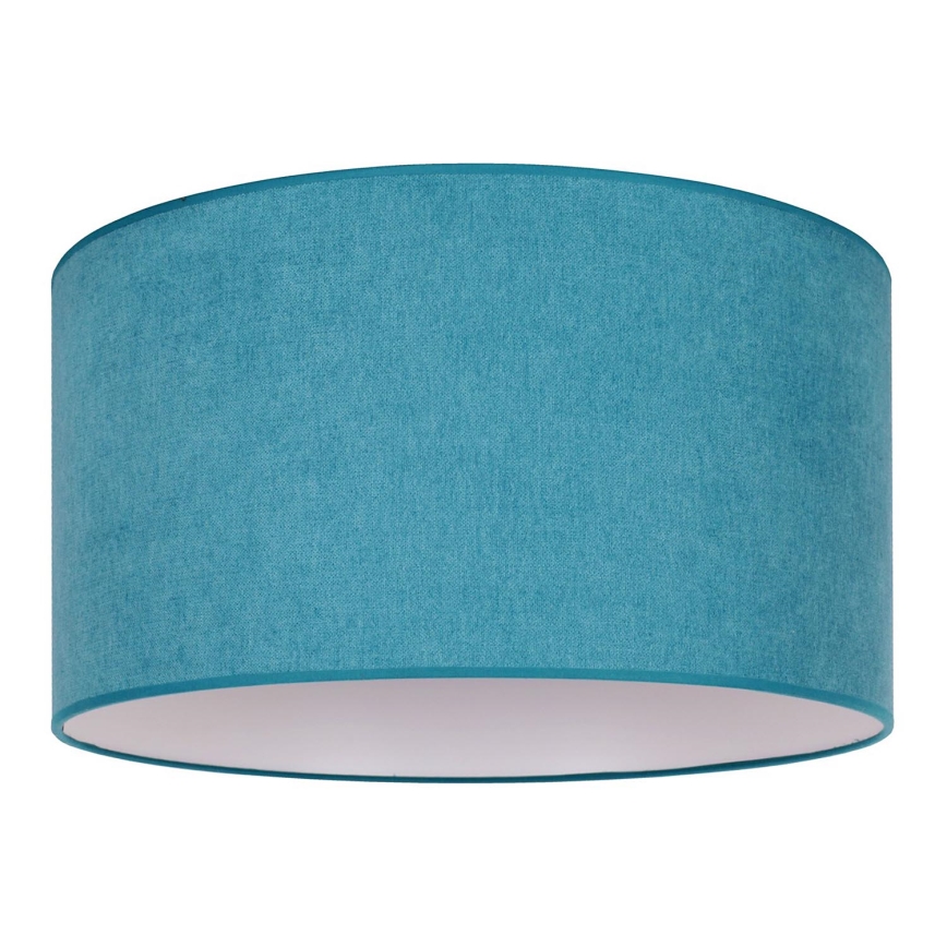 Duolla - Plafondlamp BRISTOL 1xE27/15W/230V Ø 45 cm turquoise/wit