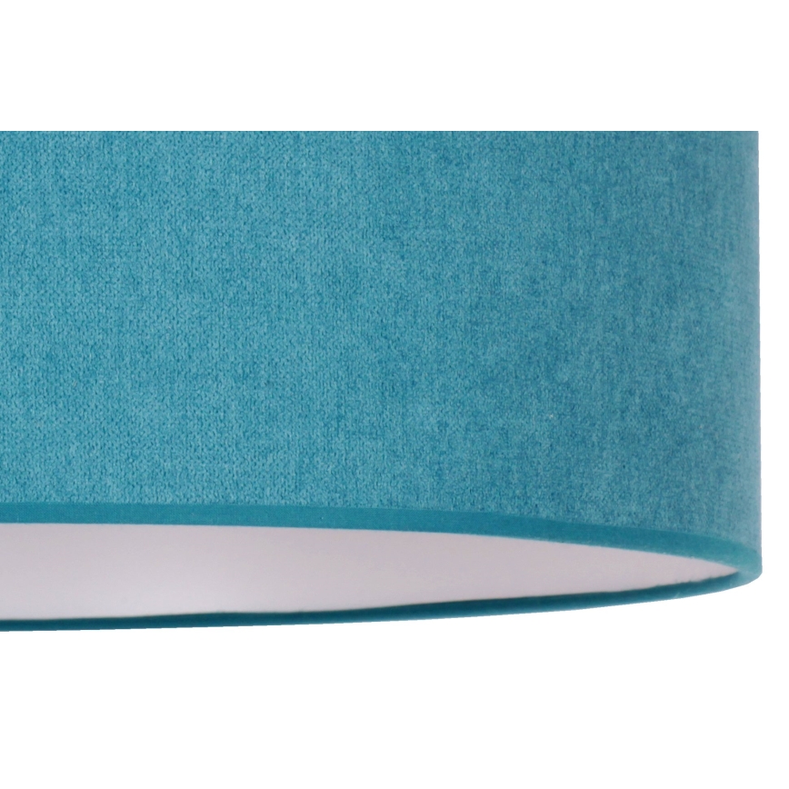 Duolla - Plafondlamp BRISTOL 1xE27/15W/230V Ø 45 cm turquoise/wit