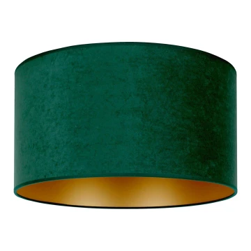 Duolla - Plafondlamp ROLLER 1xE27/15W/230V diameter 40 cm tmavě groen/gouden
