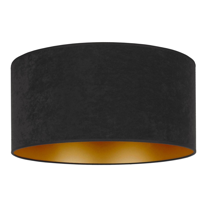 Duolla - Plafondlamp ROLLER 3xE27/15W/230V diameter 60 cm zwart/gouden
