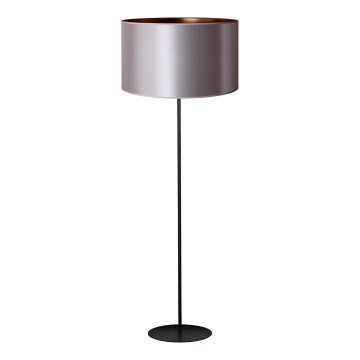 Duolla - Staande lamp CANNES 1xE27/15W/230V 45 cm zilver/koper/zwart
