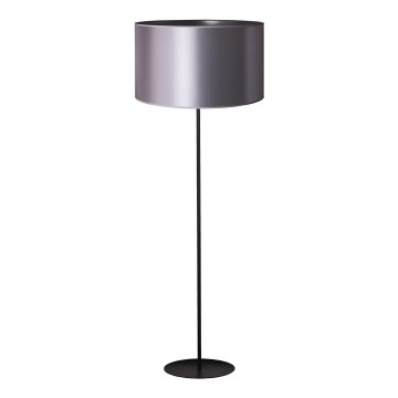 Duolla - Staande lamp CANNES 1xE27/15W/230V 45 cm zilver/zwart