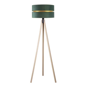 Duolla - Staande lamp DUO 1xE27/60W/230V groen/beige