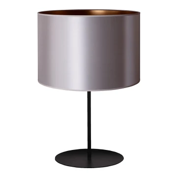 Duolla - Tafellamp CANNES 1xE14/15W/230V 20 cm zilver/koper/zwart