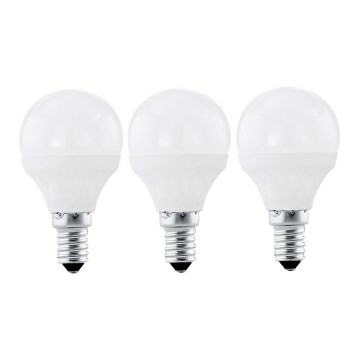 Eglo 10698 - SET van 3 LED Lampen E14 / 4W / 230V 320lm