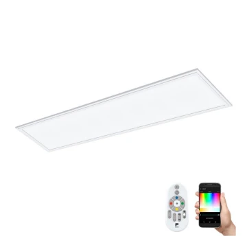 Eglo 32734 - LED RGBW Dimbaar inbouw panel SALOBRENA-C LED/34W/230V wit + afstandsbediening