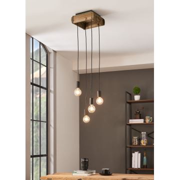 Eglo - Hanglamp aan koord 4xE27/40W/230V