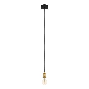 Eglo - Hanglamp aan een koord 1xE27/40W/230V goud